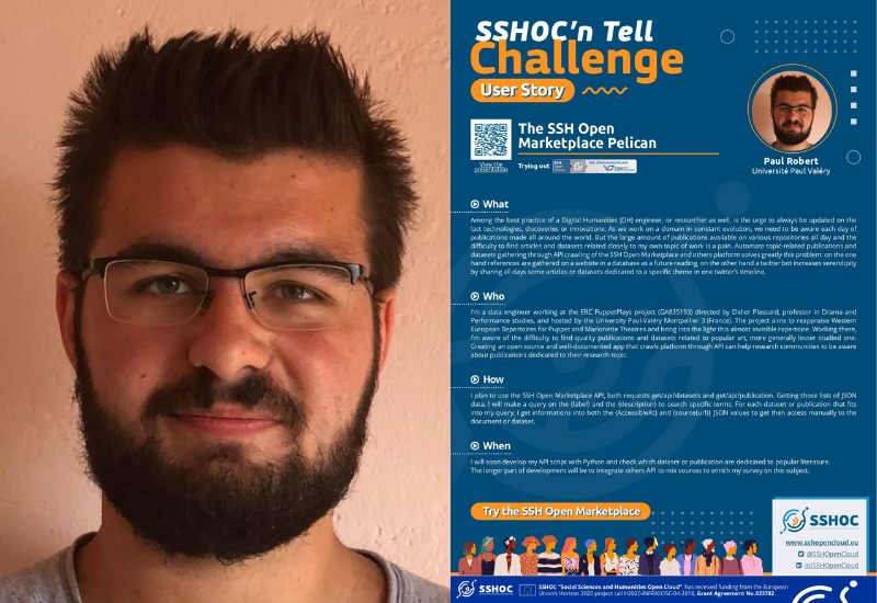SSHOC'n Tell Challenge - The SSH Open Marketplace Pelican