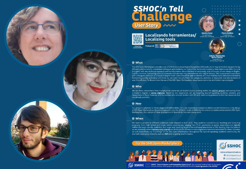 SSHOC'n Tell Challenge - Localizando herramientas / Localizing tools