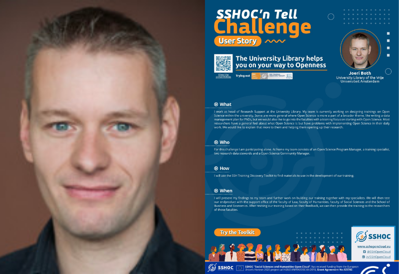 SSHOC'n Tell Challenge - The University Library helps you on your way to Openness